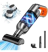 NecYINuoVe Handheld Vacuum Cordless, Portable Car Vacuum with LED Light,Rechargeable Small Vacuum...