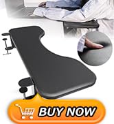 NODOCA Arm Rest for Desk, Ergonomics Wrist Rest, Desk Extender, Soft Sponge Built-in, Comfortable...