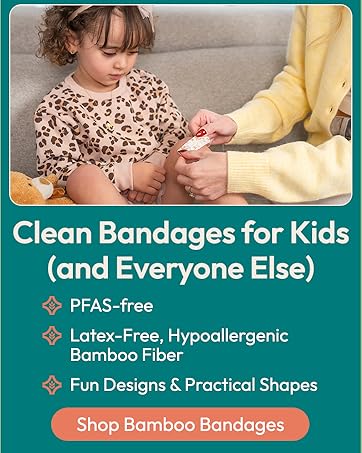 FEBU PFAS free bamboo bandages