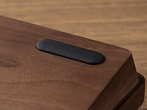 98% Wireless Mechanical Keyboard with Number Pad Natural Walnut Wood Gaming Keyboard