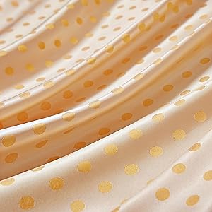yellow satin tablecloth