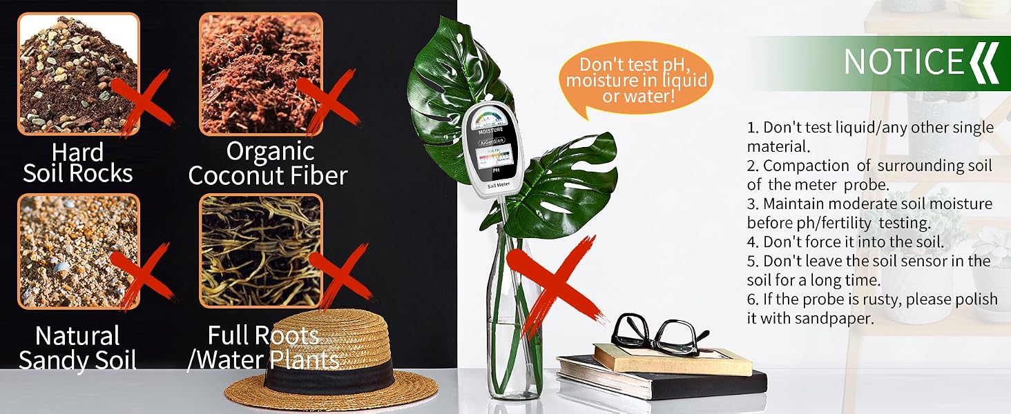 2 in 1 Soil Meter for Plants