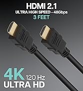VisionTek HDMI 2.1 3 Foot Cable - Compatible with HDTV Formats, OS X, & Windows (M/M) (901462)