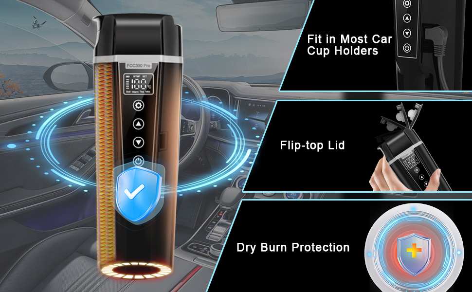 Portable Car Heating Cup