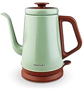 DmofwHi Gooseneck Electric Kettle(1.0L), 100% Stainless Steel BPA Free Classic Pour Over Coffee K...