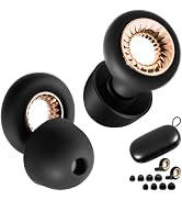RIFOVN Ear Plugs for Sleeping, Reusable Silicone Earplugs with 28dB Noise Reduction, Noise Cancel...