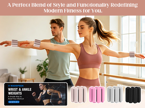 Wrist Weights, 2Pack Adjustable Ankle Weights