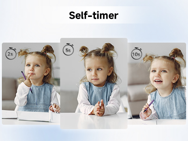 self-timer 2s/5s/10s