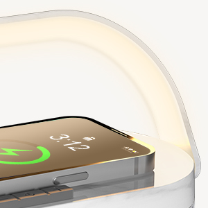 lamp with charging station