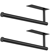 CHIKESI Paper Towel Holder Under Cabinet, Self-Adhesive,No Drilling, Stainless Steel, Wall-Mounte...