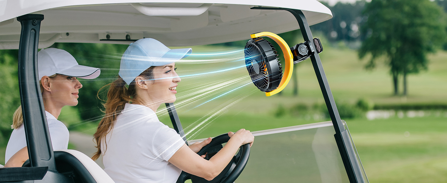 portable car fan can be also used for desk bed stroller baby crib golf cart camping tent