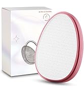 BALUCA Glass Foot File Callus Remover - Ped Egg with Protective Cover, Nano-Glass Foot Scrubber f...