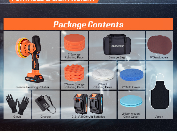 orbital buffer polisher