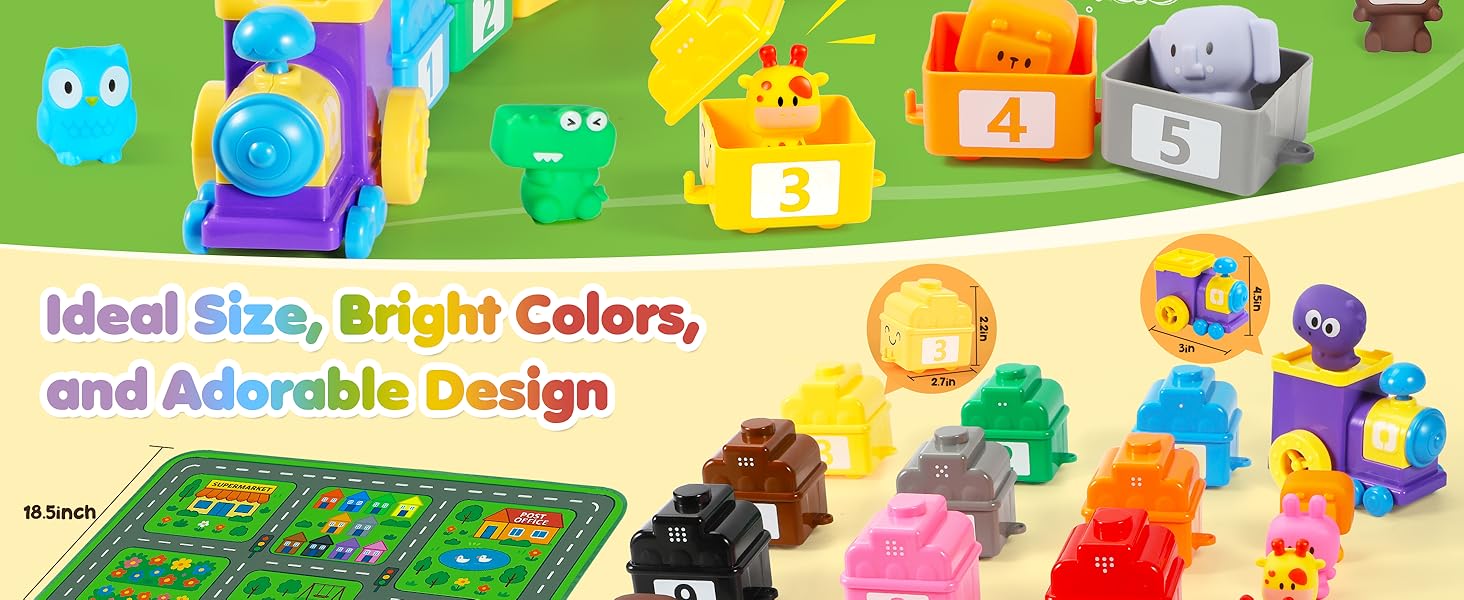 Montessori Learning Toys for 1 2 3 Years Old Boy Girl Toddler