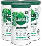 Seventh Generation Multi Purpose Wipes All Purpose Cleaning Garden Mint scent with 100% Essential...