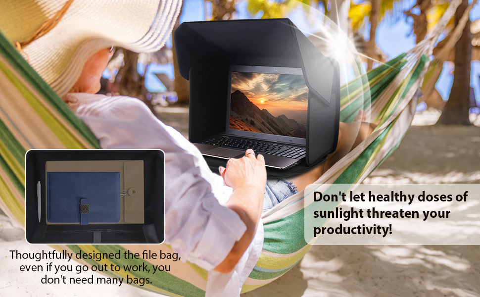 laptop sun shade