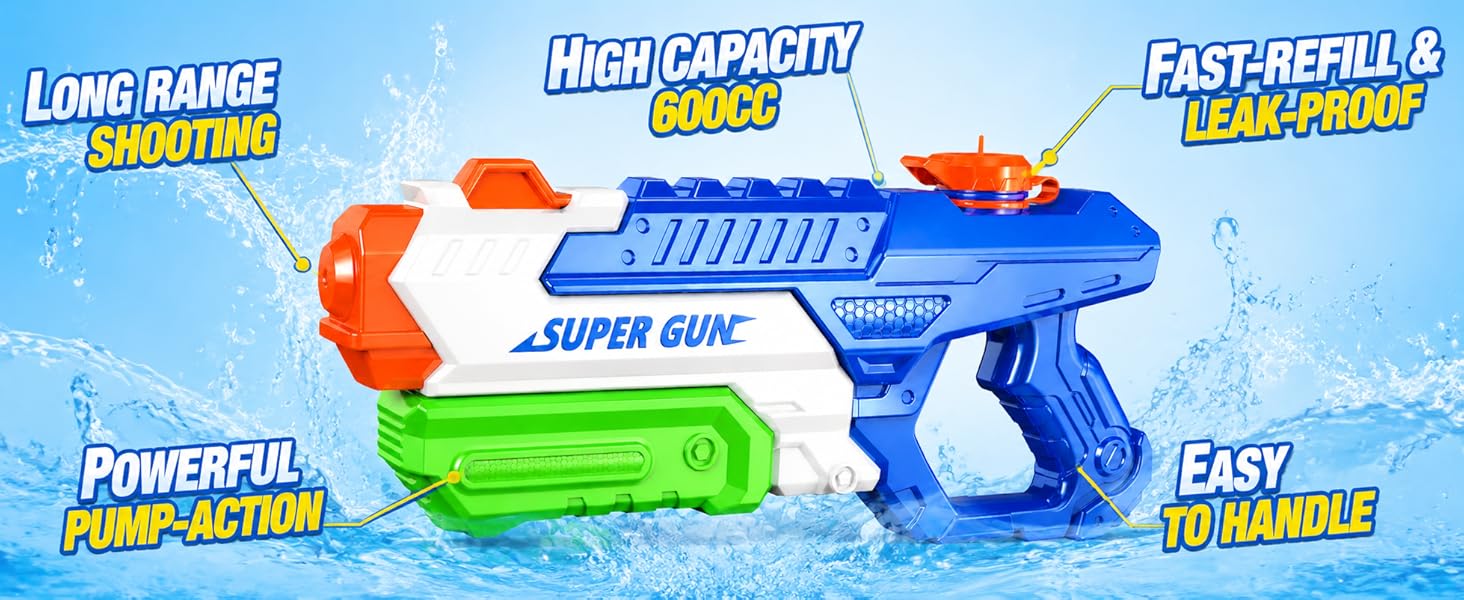 600cc high capacity powerful water gun