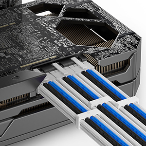 AsiaHorse White Connector PSU Extension Cable