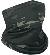 Achiou Neck Gaiter Face Mask Scarf Dust Sun Protection Cool Lightweight Windproof, Breathable Fis...