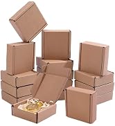 PH PandaHall 50pcs Brown Gift Boxes Mini Kraft Paper Box Candy Gift Packaging Box Party Favor Box...