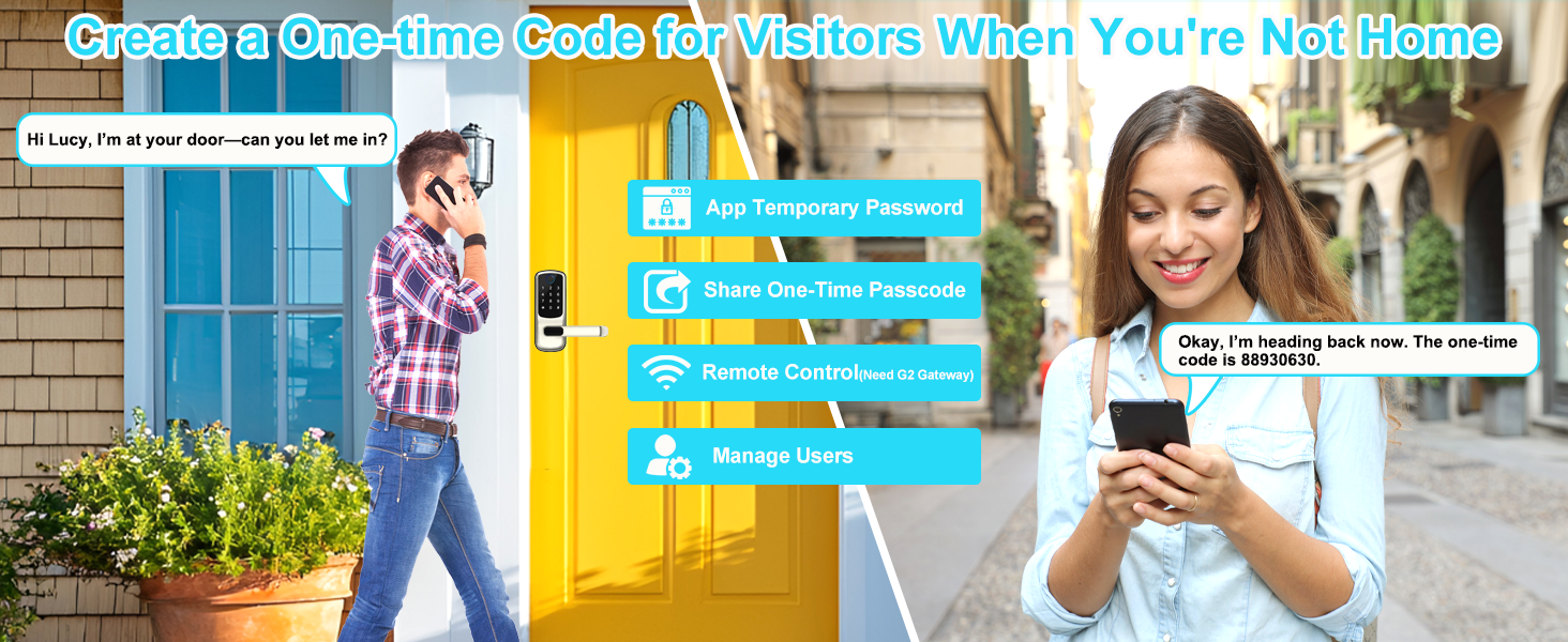 Smart Door Lock with Handle