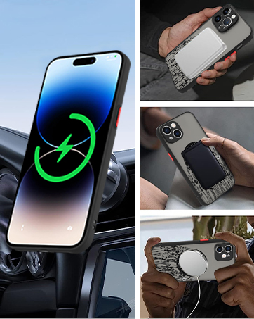 Case for iPhone Case Black Wildflower Case 