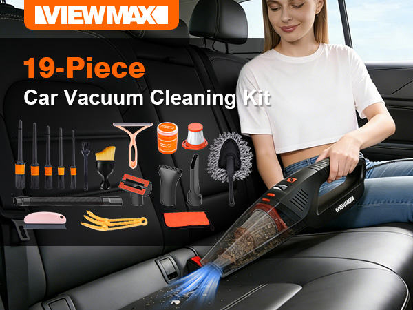 car cleaning kit 19-piece