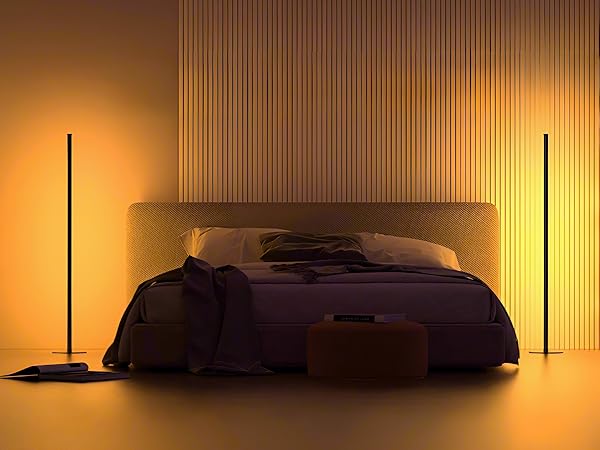 warm white corner lamps