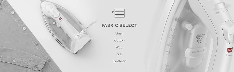 Fabric Select: Linen, Cotton, Wool, Silk, or Synthetic