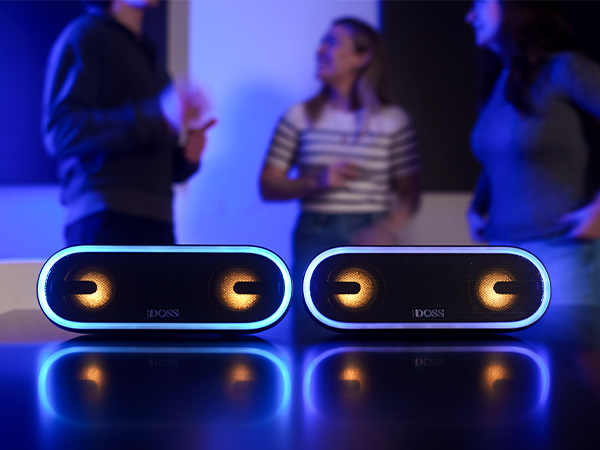 Bluetooth speaker with light