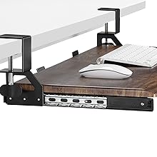 keyboard tray under desk