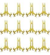 Artliving 3 Inch Gold Plastic Easels or Stand/Plate Holders to Display Pictures or Other Items at...