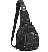 Viriber Tactical Backpack, Waterproof Military Cross-body Molle Sling Shoulder Backpack Chest Bag...