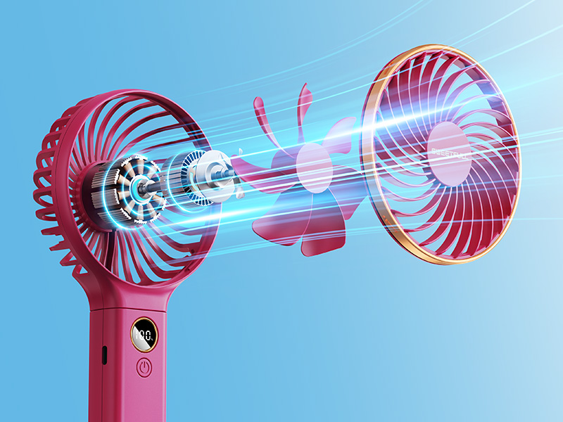 battery fan lash fan travel must haves hand fans for women foldable desk fans small quiet;small fan