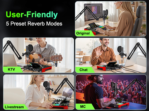 youtube starter kit studio setup for recording music music equipment all-in-one podcast equipment