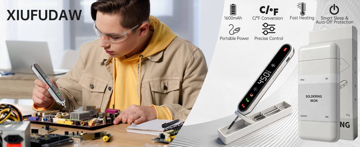 cordless soldering iron