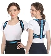 Fit Geno Posture Corrector for Petite Women and Men: Adjustable Upper Back Brace - Improve Postur...