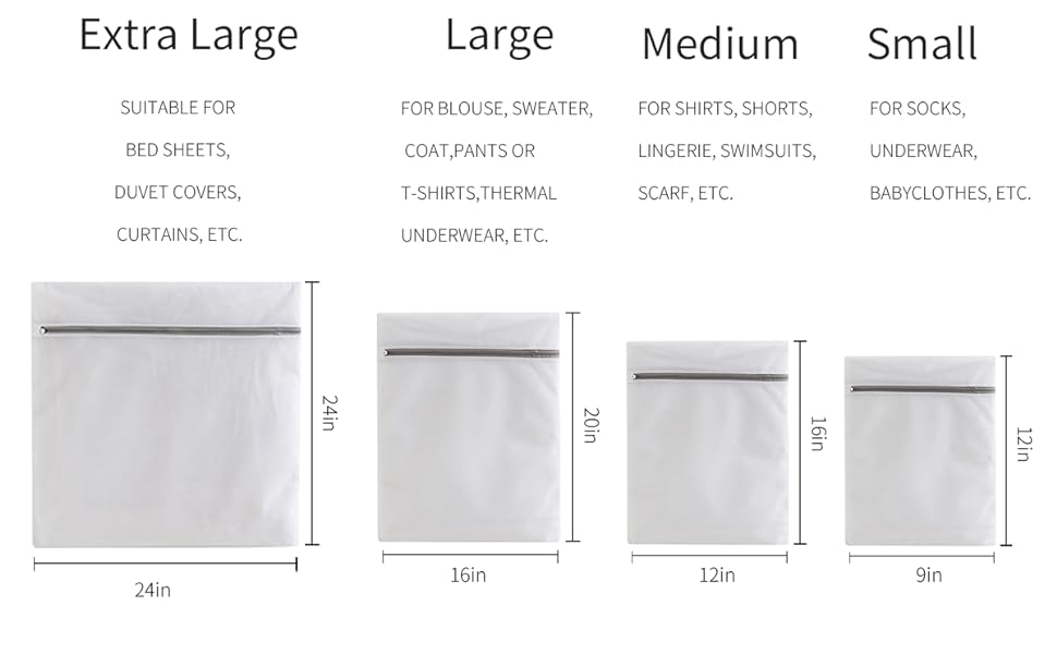 Laundry bag size