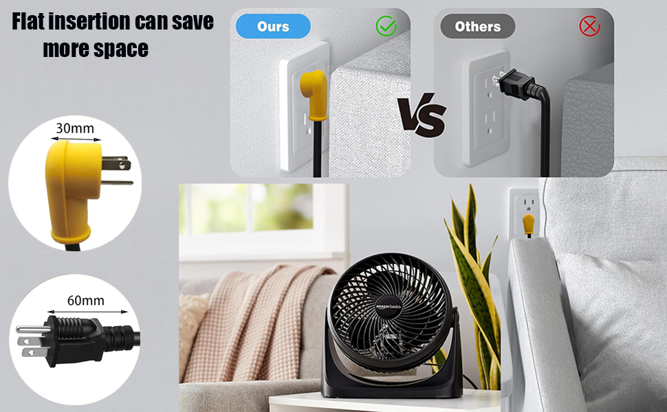 15 Amp Household AC Plug to 20 Amp T blade Adapter Cord