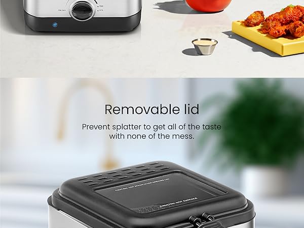 Prevent splatter to get all of the taste with none of the mess