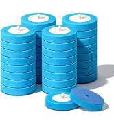 32pcs Disposable Toilet Brush Sponge Head Refills, 5-Layer Pre-Loaded Rich Foam Sponge Replacemen...