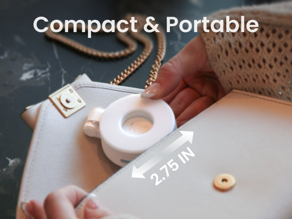 clip-on magnetic phone light for makeup photos