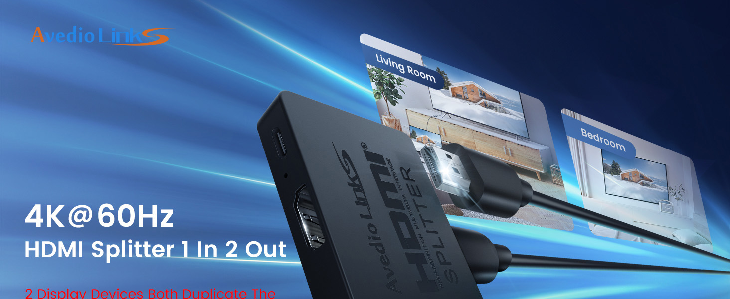 4K@60HZ HDMI Splitter 