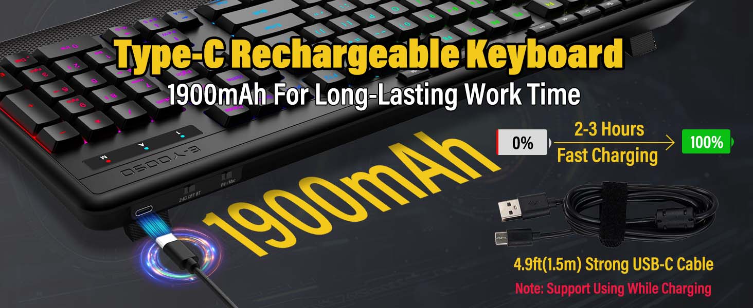 Premium Wireless RGB Keyboard