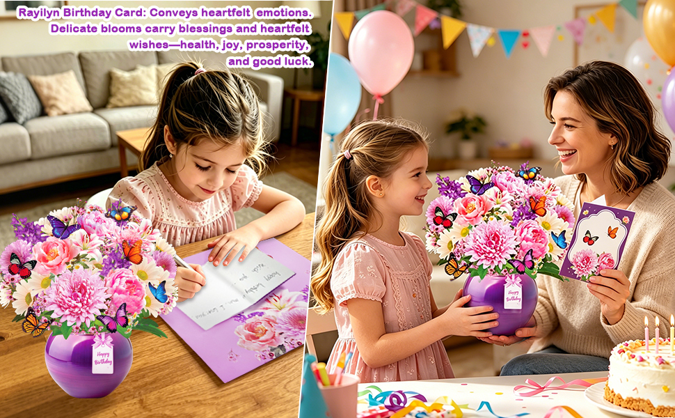 Rayilyn Birthday Card: Conveys heartfelt emotions.