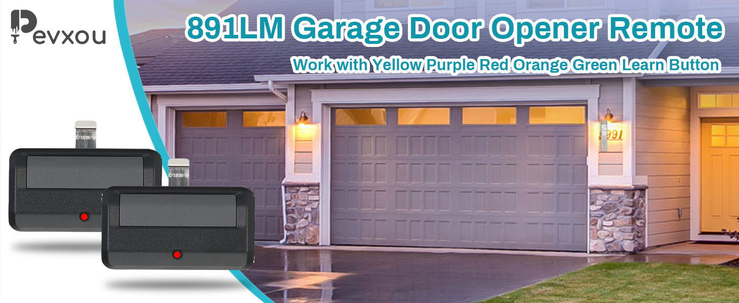 891LM Garage Door Opener Remote