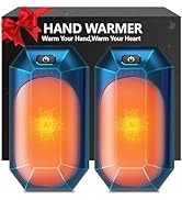 WARMHAND AI Hand Warmers Rechargeable 2 Pack,Portable Electric Hand Warmer Reusable,AI Smart Chip...