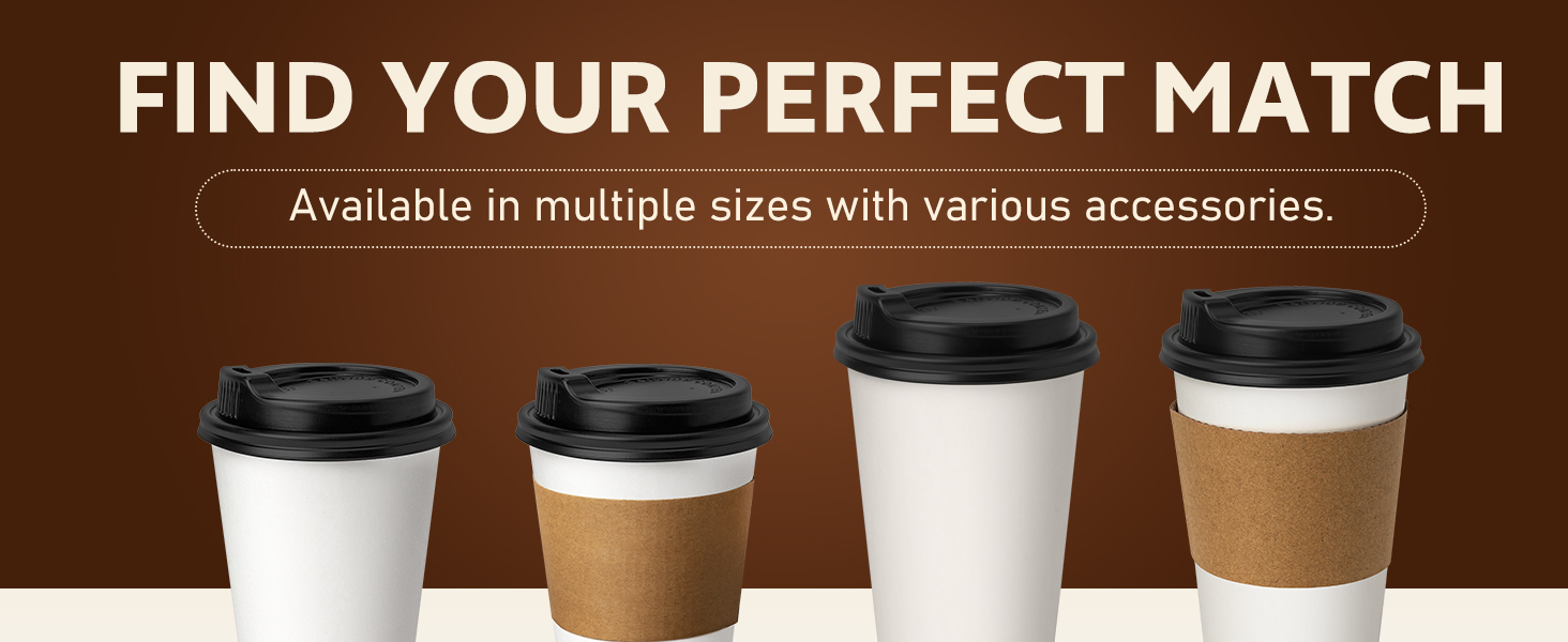 coffee cups with lids