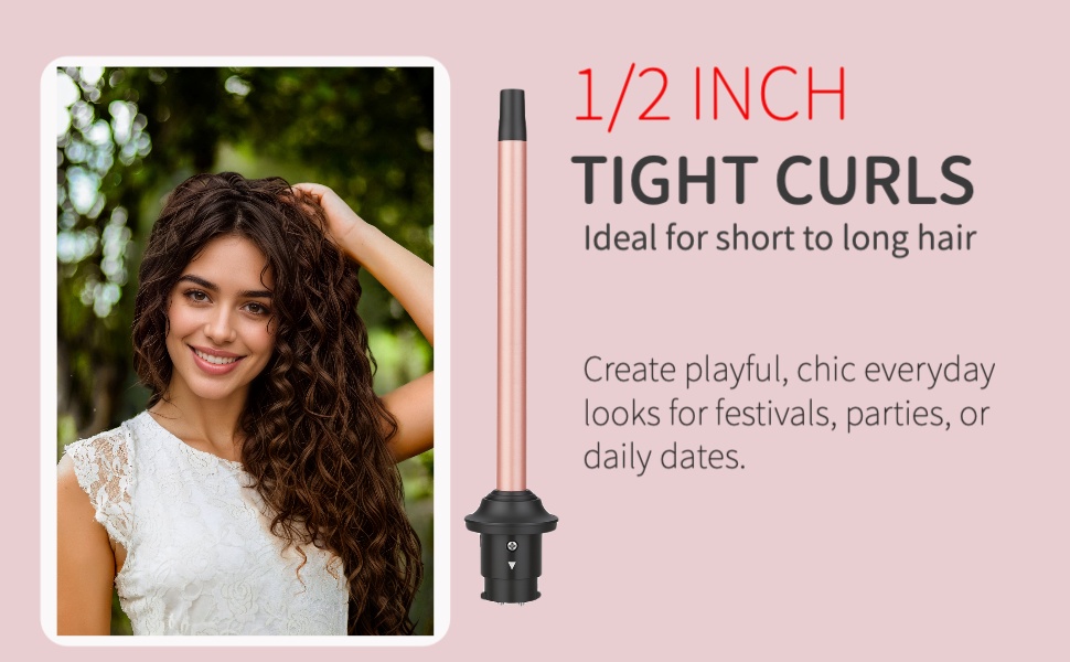 0.5 inch small curling wand