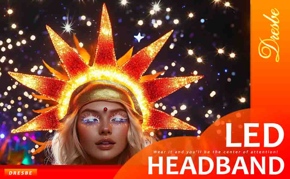 Glowing Sunshine Headpiece